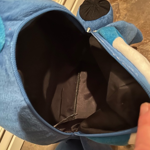 Popatu Blue Airplane Jet Rolling Backpack - Picture 13 of 15